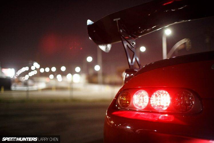 Speedhunters, Lights, Toyota Supra HD Wallpaper Desktop Background