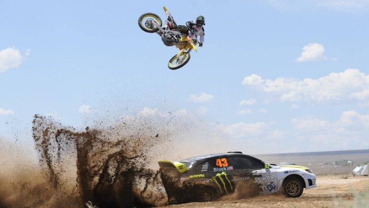 Subaru, Motocross, Offroad, Car HD Wallpaper Desktop Background