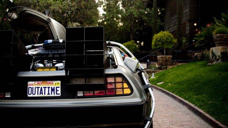 Back To The Future, DeLorean, Car HD Wallpaper Desktop Background