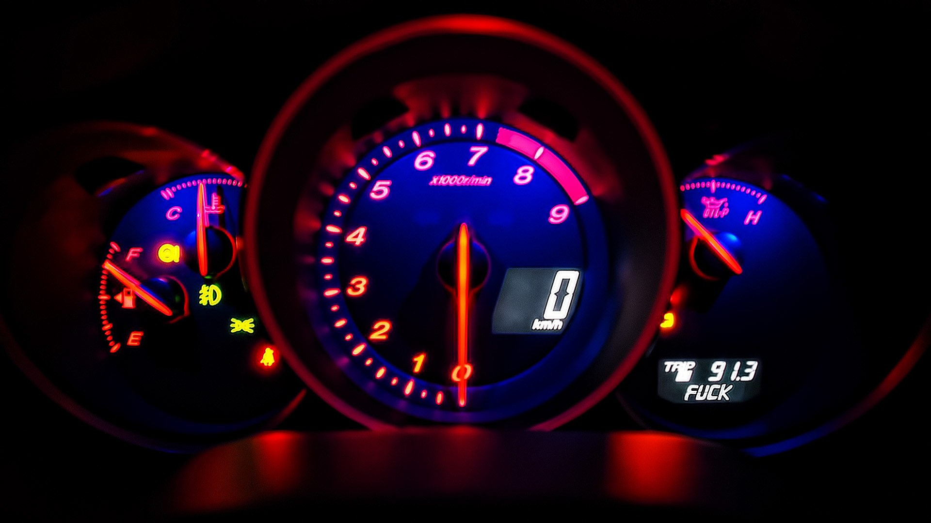 Mazda RX 8, Speedometer, Tachometer Wallpaper