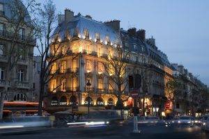 city, Paris, France, Building, Motion Blur, Car
