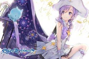 anime Girls, Anime, Houkago No Pleiades, Nanako (Houkago No Pleiades), Purple Hair, Purple Eyes