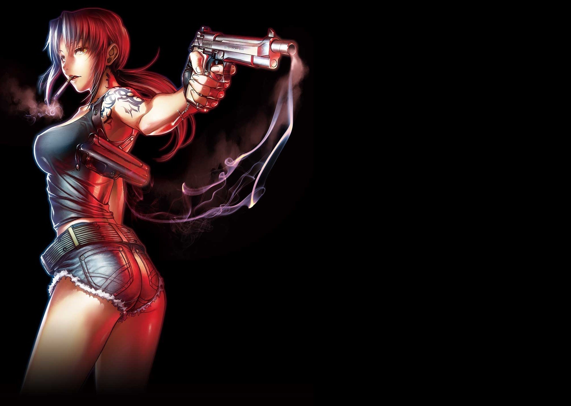 Anime Girls Anime Black Lagoon Revy Wallpapers Hd Desktop And Mobile Backgrounds