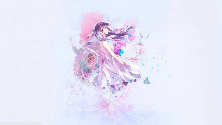 anime Girls, Purple, Original Characters HD Wallpaper Desktop Background