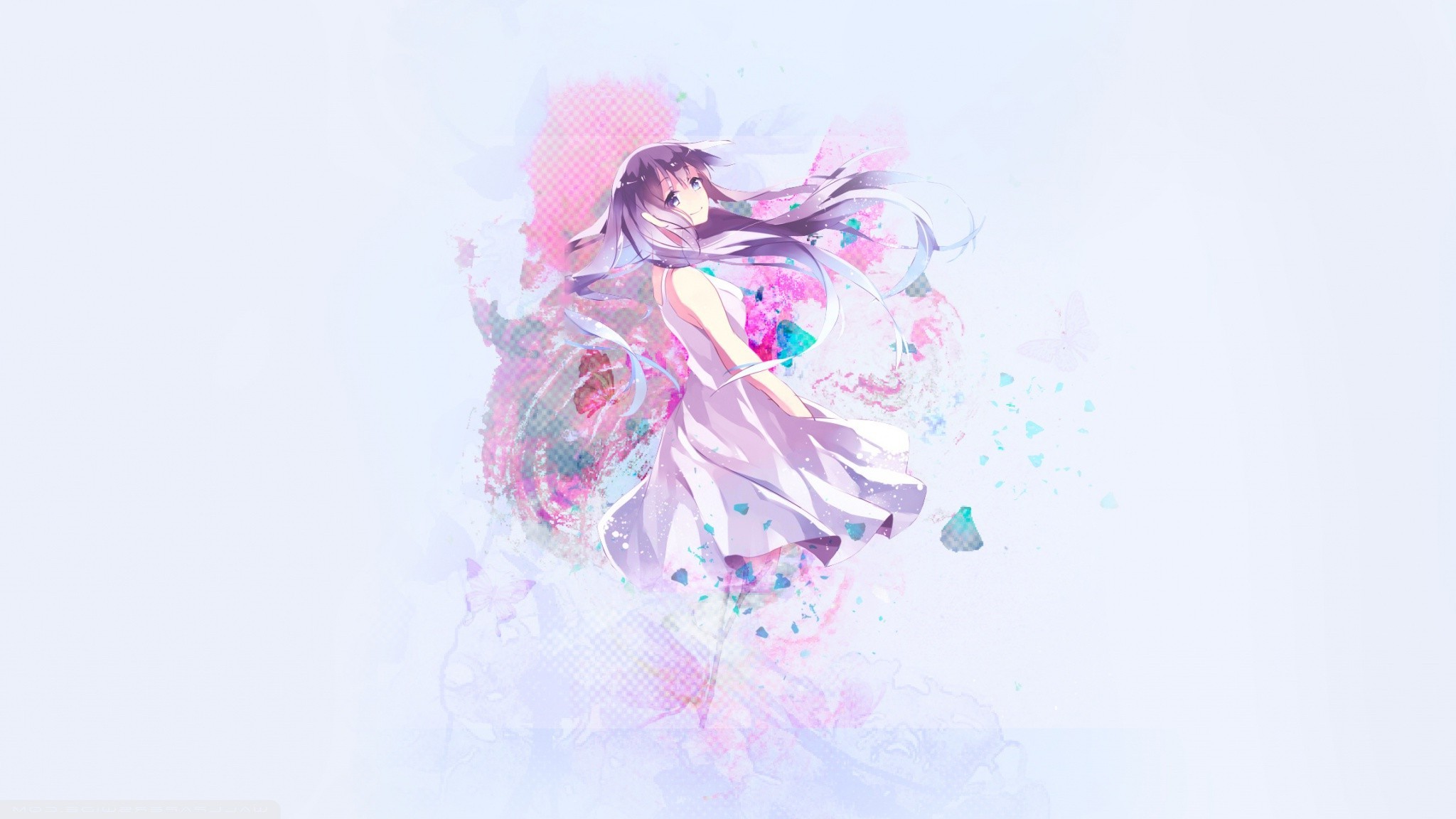 anime Girls, Purple, Original Characters Wallpapers HD ...