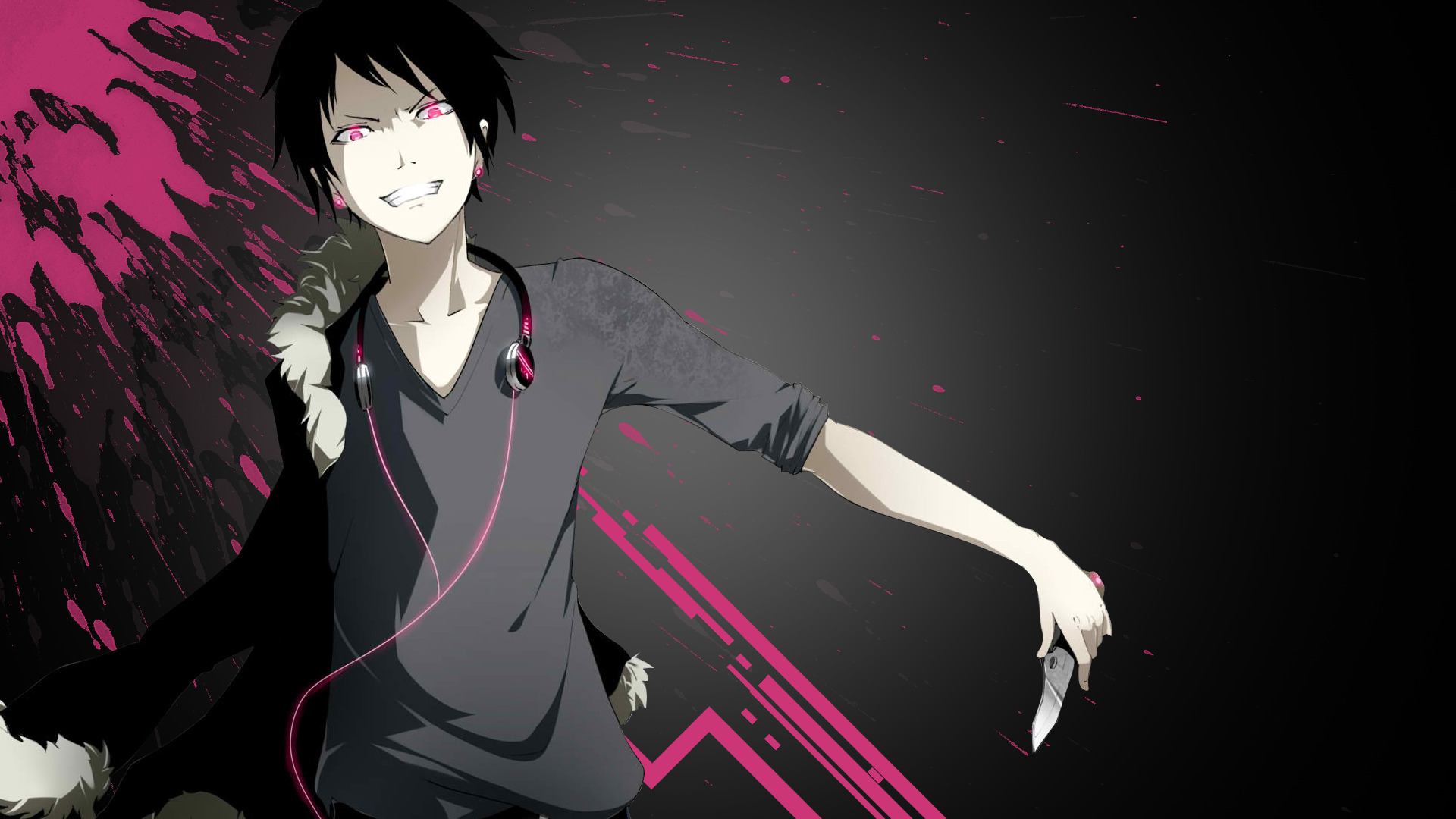 anime, Fan Art, Durarara!!, Orihara Izaya Wallpapers HD / Desktop and Mobile Backgrounds