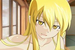 anime, Anime Girls, Oshino Shinobu, Blonde, Long Hair, Monogatari Series