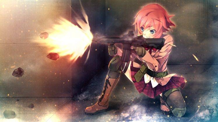 anime Girls, Anime, Women With Guns, Innocent Bullet, Kanzaki Sayaka HD Wallpaper Desktop Background