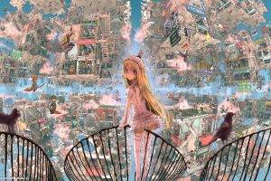 anime Girls, Anime, Original Characters, City
