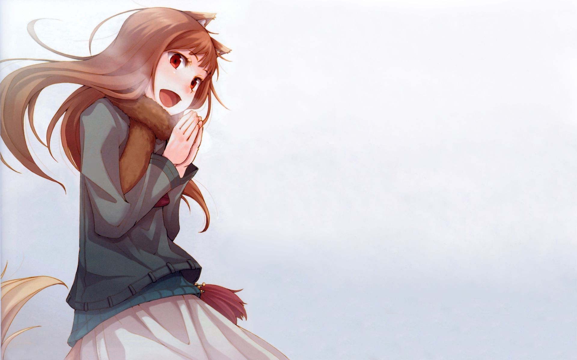 anime Girls, Anime, Spice And Wolf, Holo, Wolf Girls Wallpaper