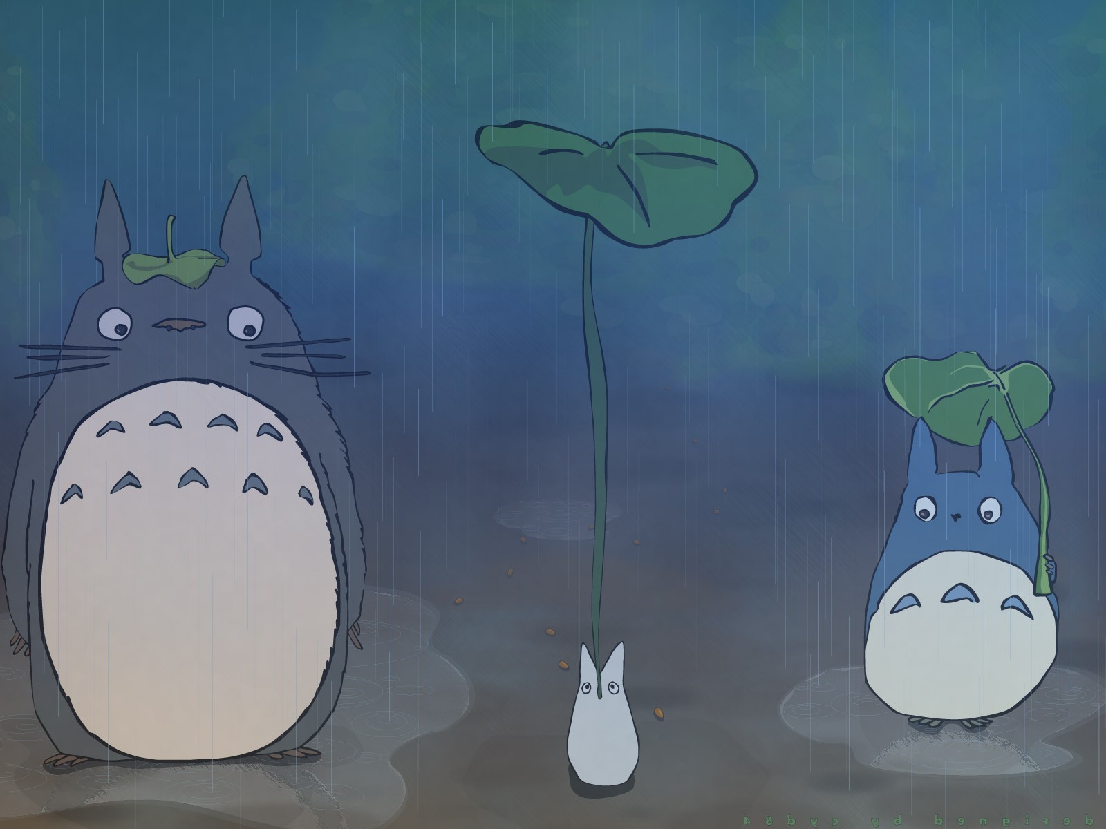 Totoro, My Neighbor Totoro, Studio Ghibli Wallpaper