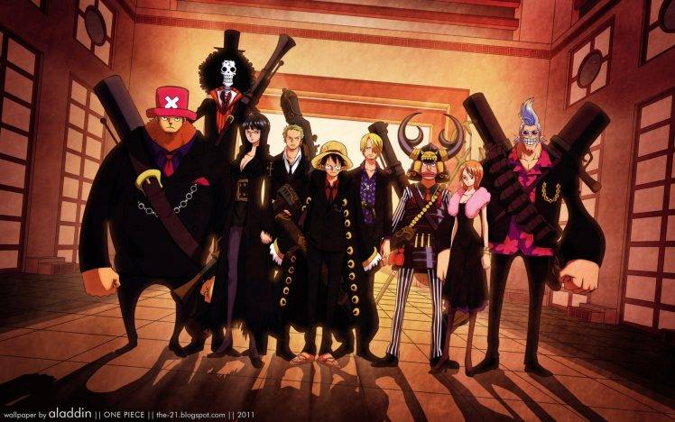 One Piece, Monkey D. Luffy, Nico Robin, Tony Tony Chopper, Brook, Roronoa Zoro, Sanji, Usopp, Franky, Nami HD Wallpaper Desktop Background