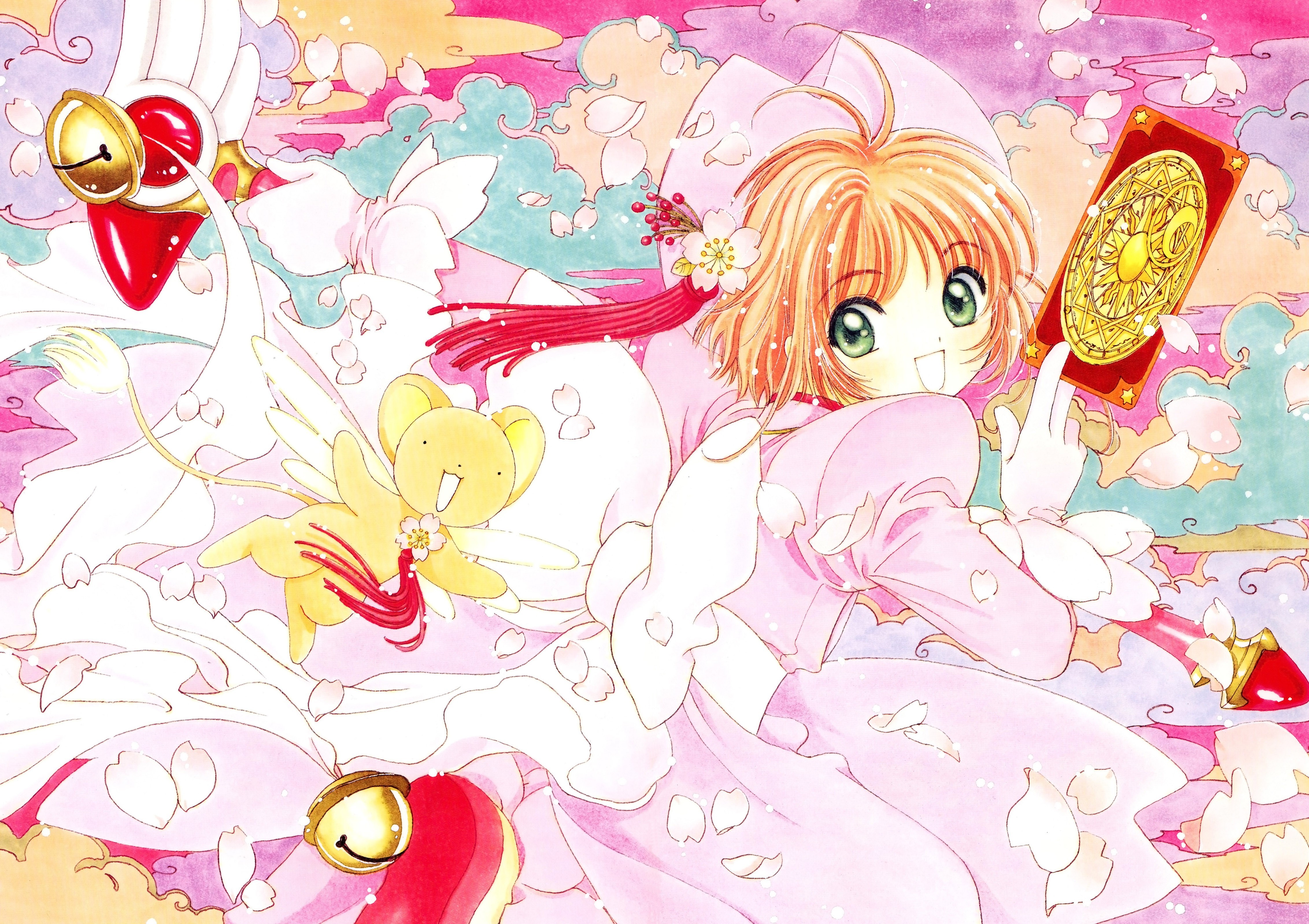 Kinomoto Sakura, Cardcaptor Sakura, CLAMP Wallpaper