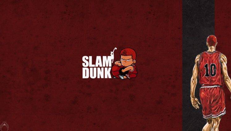 Slam Dunk, Shohoku High, Anime, Sakuragi Hanamichi HD Wallpaper Desktop Background