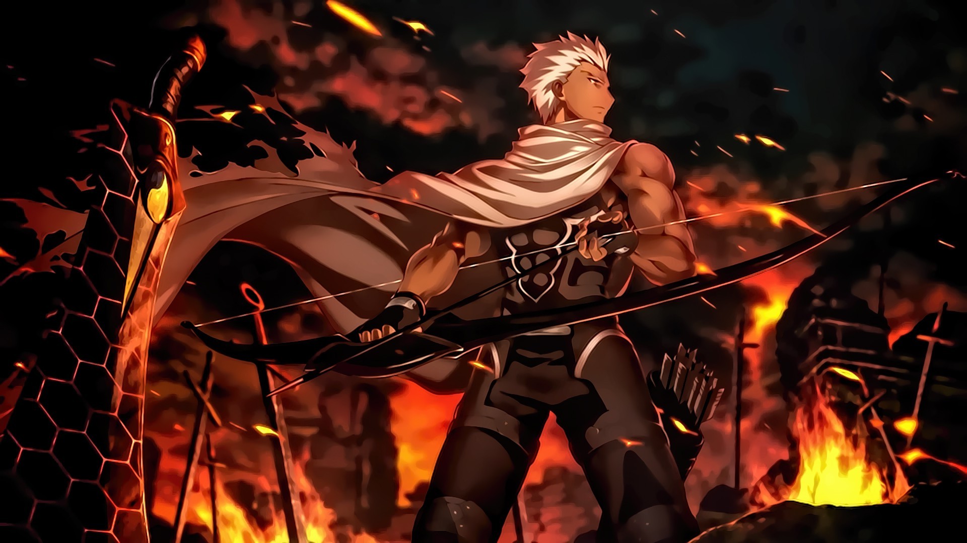 Fate Stay Night: Unlimited Blade Works, Archer, Fate Series, Sword