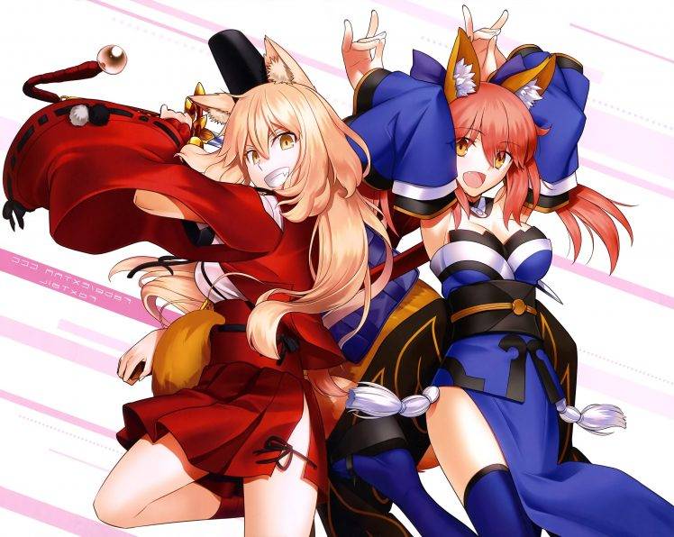 Fate Extra, Fate Series, Caster (Fate Extra), Fate Extra CCC, Animal Ears HD Wallpaper Desktop Background