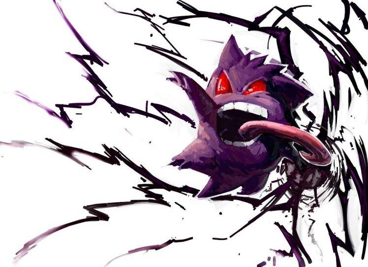 Gengar, Pokémon HD Wallpaper Desktop Background