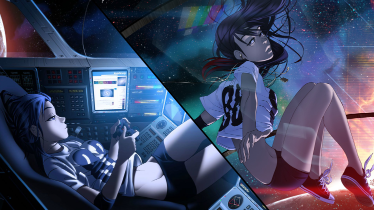 88 Girl, Space HD Wallpaper Desktop Background
