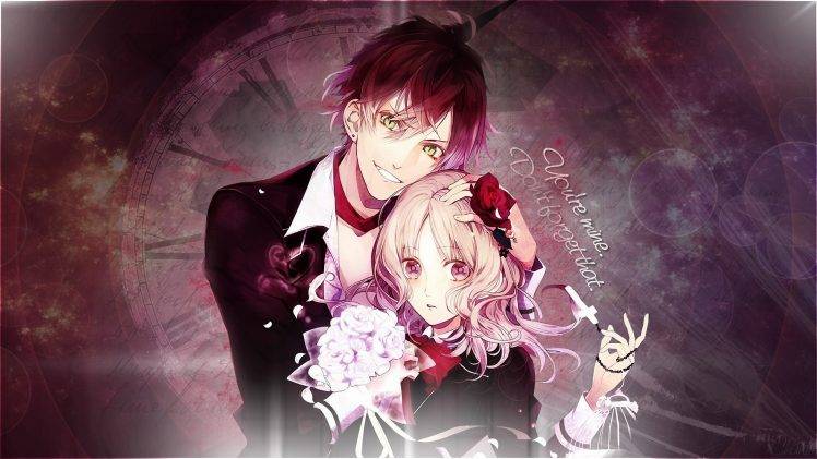 Anime Diabolik Lovers Manga Sakamaki Ayato Komori Yui Vampires Wallpapers Hd Desktop And Mobile Backgrounds
