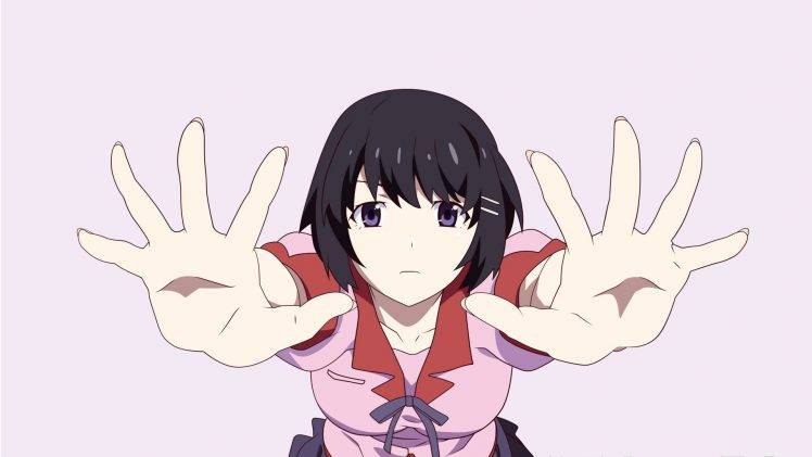 anime, Anime Girls, Hanekawa Tsubasa, Monogatari Series, School Uniform HD Wallpaper Desktop Background