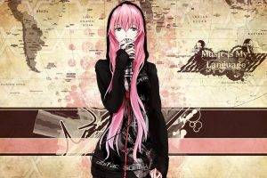 Vocaloid, Megurine Luka, Pink Hair, Long Hair