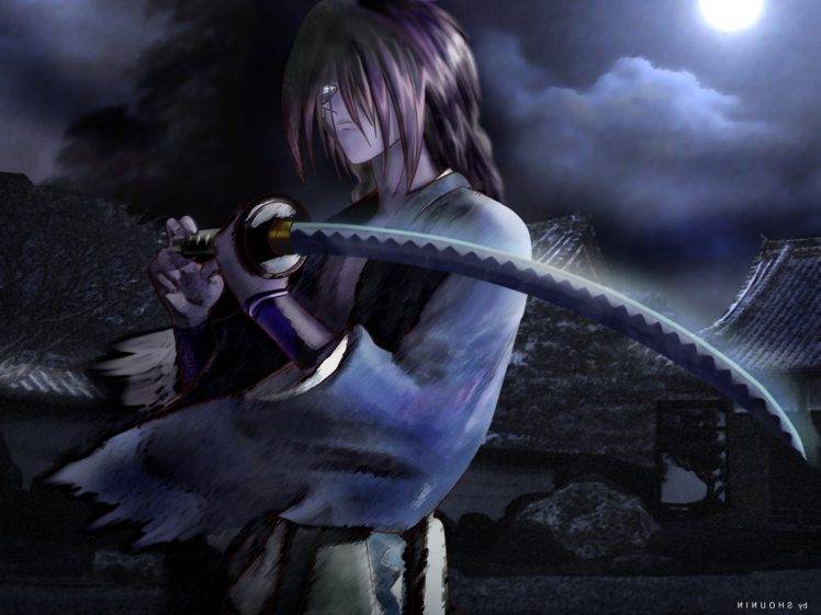 anime, Rurouni Kenshin, Sword, Himura Kenshin HD Wallpaper Desktop Background