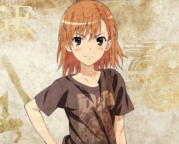 To Aru Majutsu No Index, Misaka Mikoto, Anime Girls, T shirt HD Wallpaper Desktop Background