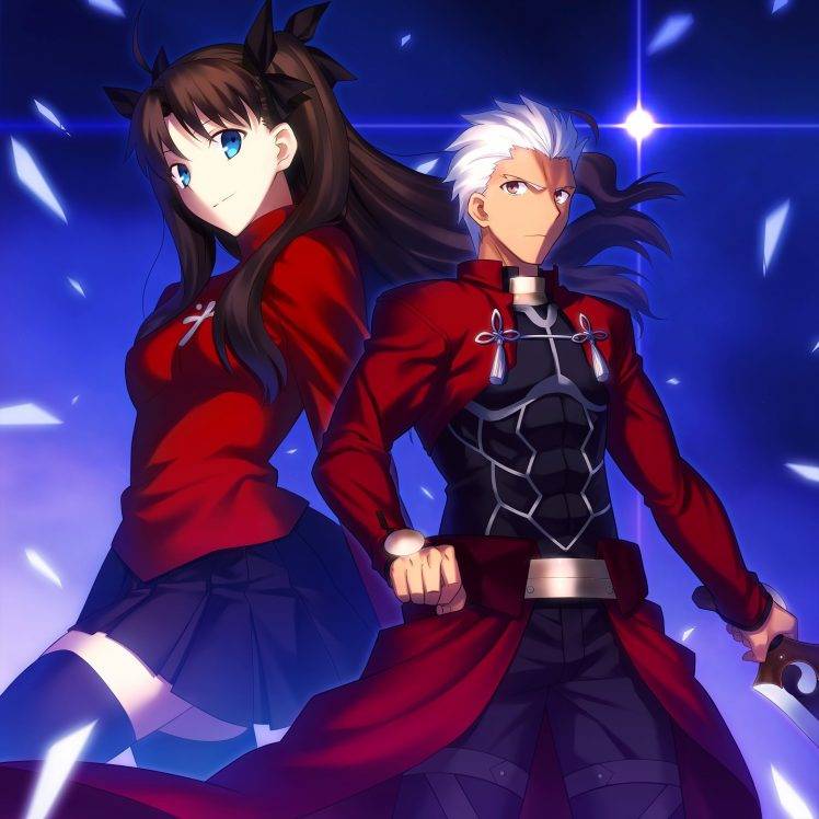 Fate Series, Tohsaka Rin, Archer (Fate Stay Night) HD Wallpaper Desktop Background