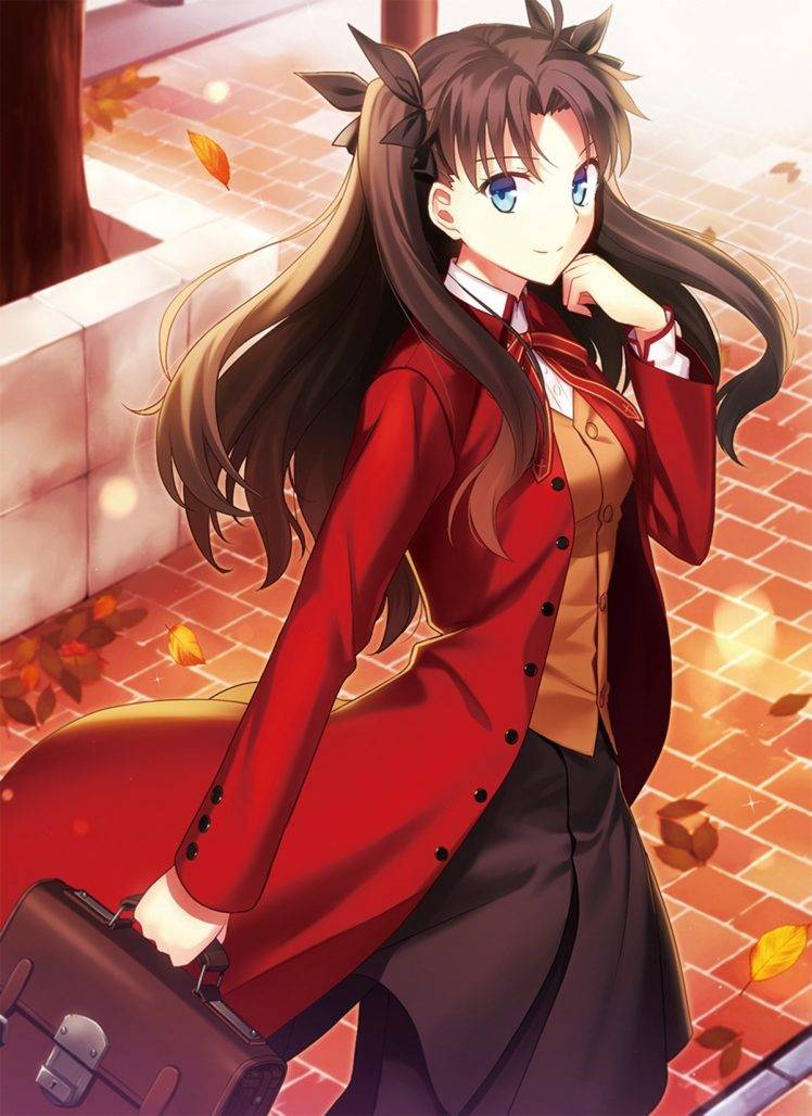 Fate Series, Tohsaka Rin, Anime Girls HD Wallpaper Desktop Background