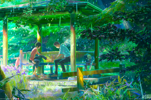 The Garden Of Words, Rain, Makoto Shinkai