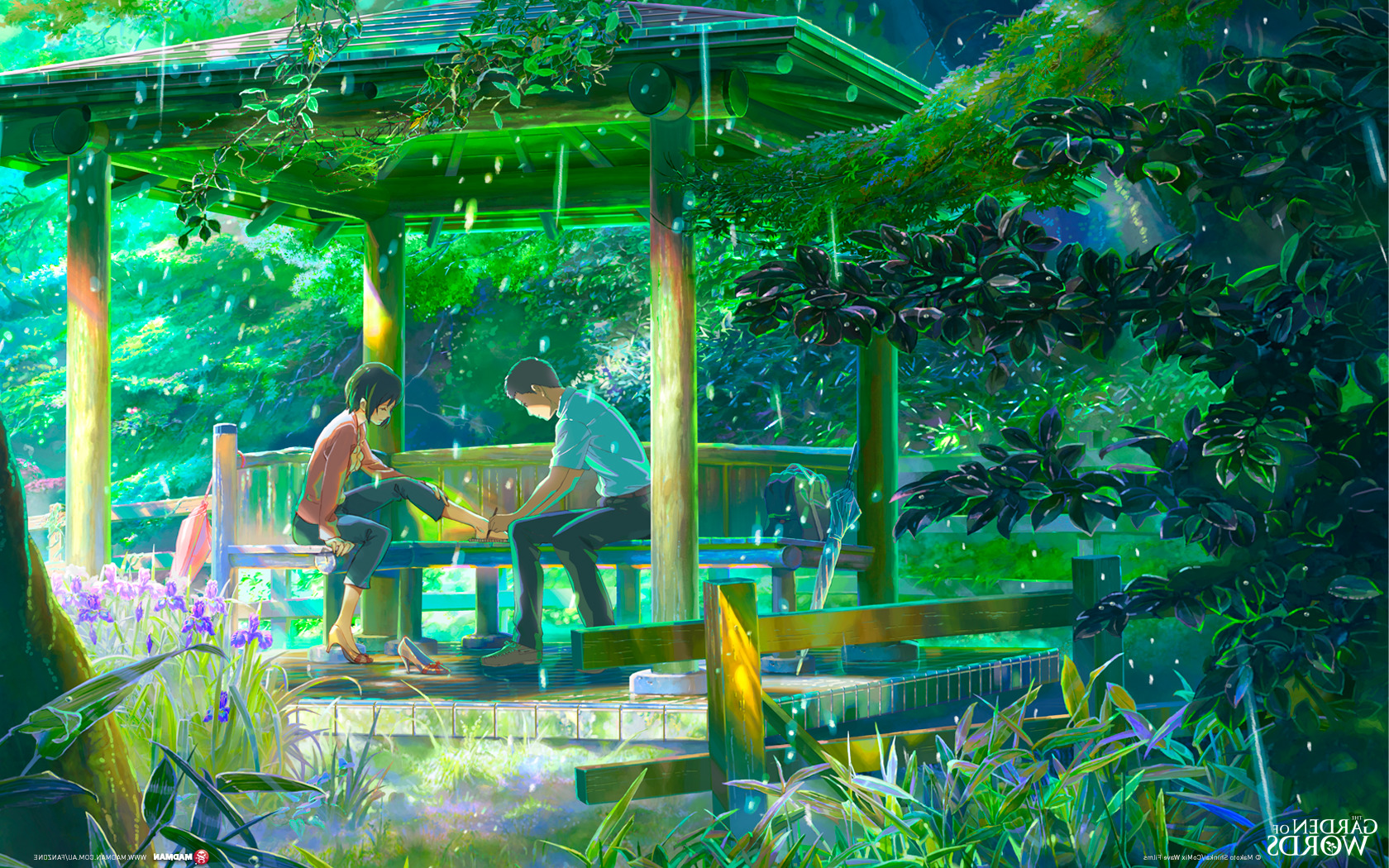 The Garden Of Words, Rain, Makoto Shinkai Wallpaper