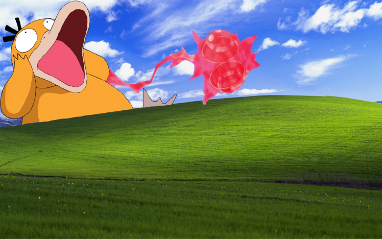 Psyduck, Windows XP, Pokemon HD Wallpaper Desktop Background