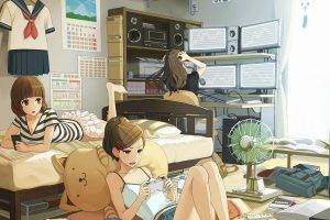 anime, Anime Girls, Original Characters, Bedroom