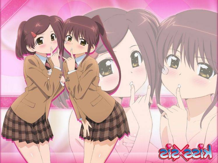 anime, Kiss X Sis, Suminoe Riko, Suminoe Ako HD Wallpaper Desktop Background