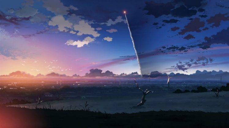 anime, Sky, 5 Centimeters Per Second HD Wallpaper Desktop Background