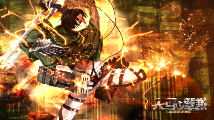 Shingeki No Kyojin, Levi Ackerman, Anime HD Wallpaper Desktop Background