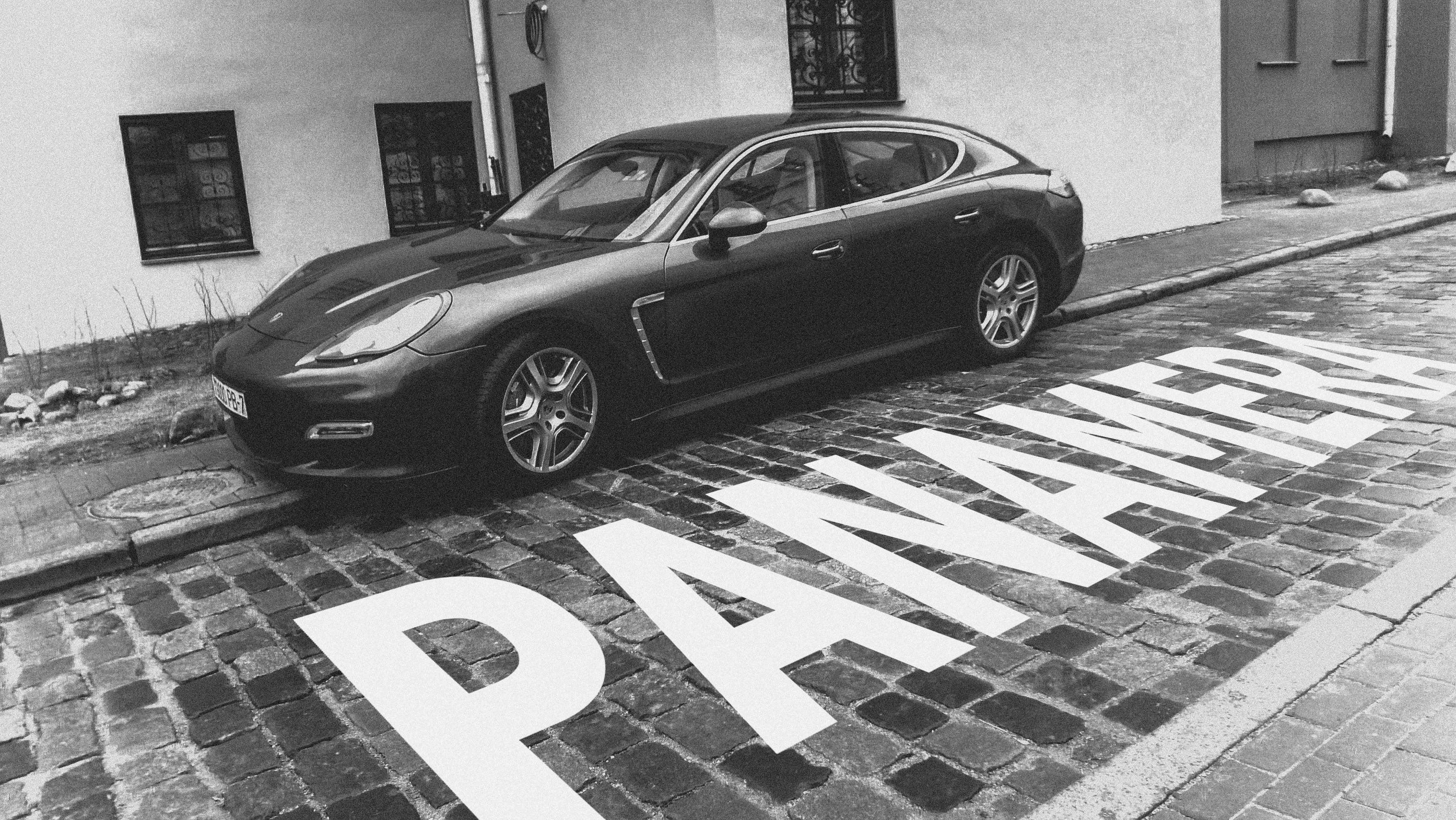 Porsche, Porsche Panamera, Minsk, Monochrome, Car Wallpaper