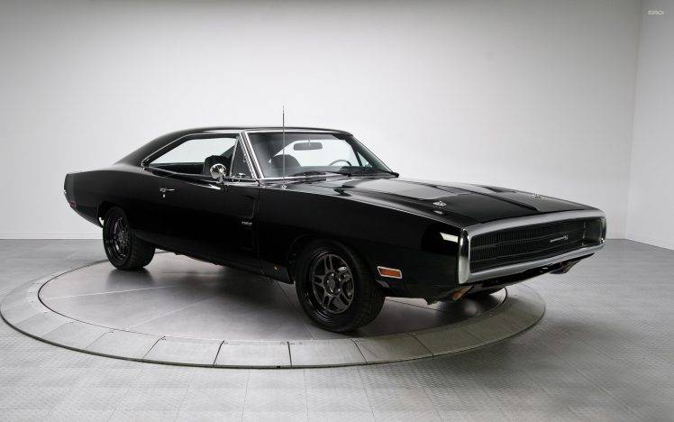 Dodge Charger R T, Charger RT, Black, Dodge, Muscle Cars, American Cars, Car HD Wallpaper Desktop Background