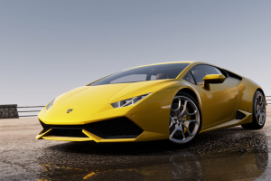 yellow Cars, Lamborghini, Lamborghini Huracan, Video Games, Xbox, Xbox One, Forza, Forza Motorsport, Forza Horizon, Forza Horizon 2, Water