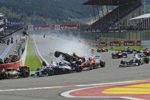 car, Formula 1, Race Tracks, Crash