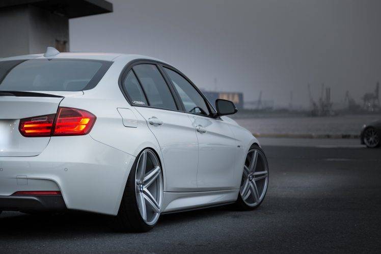 BMW, Car, Stance, Simple, Wheels, Camber, Vehicle, White Cars HD Wallpaper Desktop Background