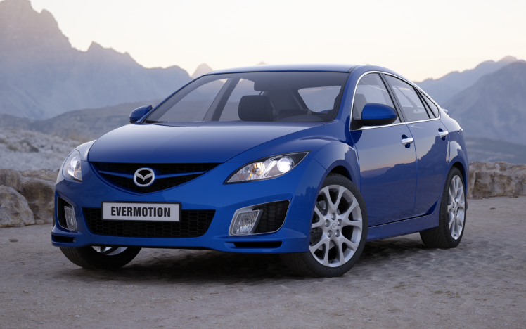 car, Evermotion, Mazda HD Wallpaper Desktop Background
