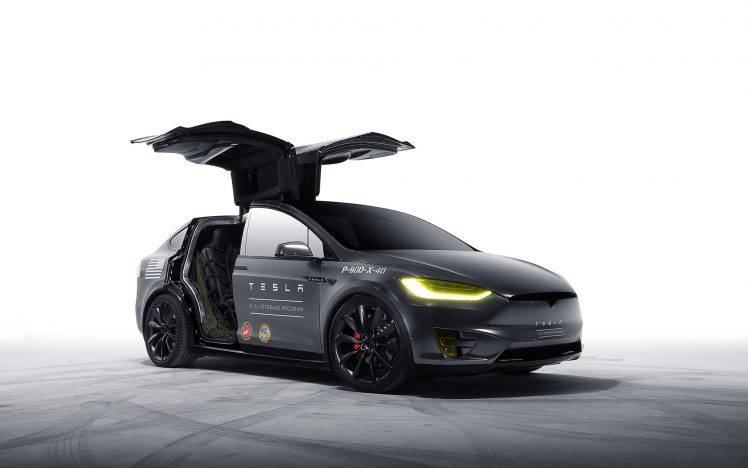 Tesla S, Electric Car, Car, Concept Cars, Tesla Model X HD Wallpaper Desktop Background