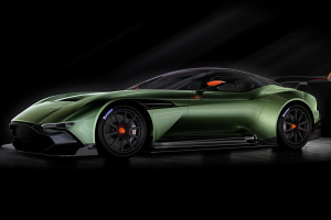 Aston Martin Vulcan, Car, Vehicle, Spotlights, Simple Background