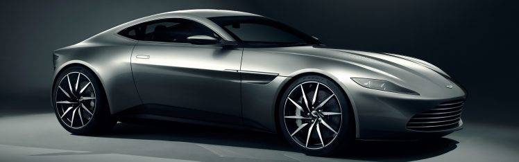 Aston Martin DB10, Car, Vehicle, Simple Background, Dual Monitors, Multiple Display HD Wallpaper Desktop Background