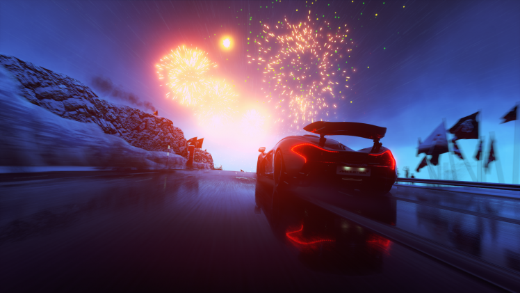 Driveclub, Car, Fireworks, Video Games, McLaren HD Wallpaper Desktop Background