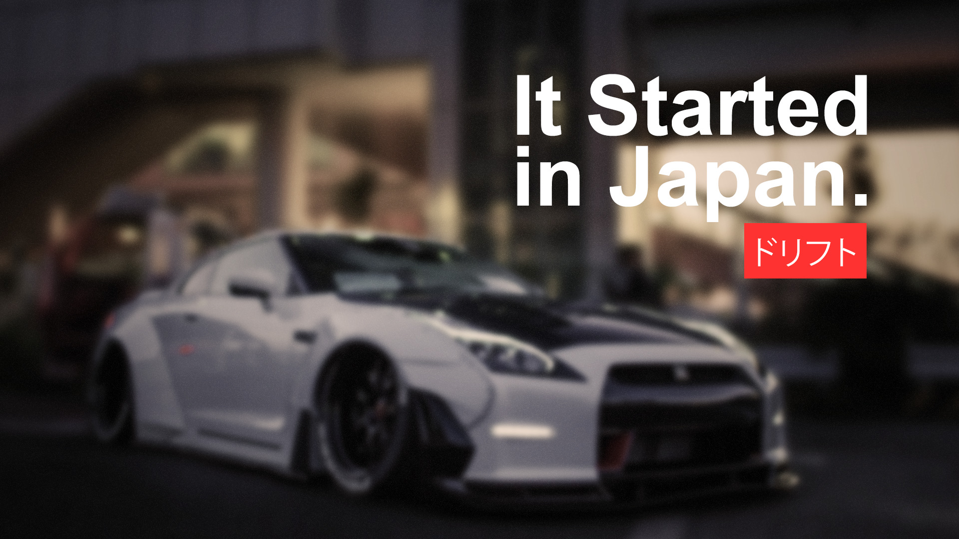 car, Japan, Drift, Drifting, Racing, Vehicle, Japanese Cars, Import, Tuning, Modified, Nissan, Nissan GTR, It Started In Japan Wallpaper