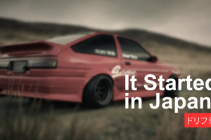 car, Japan, Drift, Drifting, Racing, Vehicle, Japanese Cars, Import, Tuning, Modified, Toyota, AE86, Toyota AE86, Initial D, It Started In Japan
