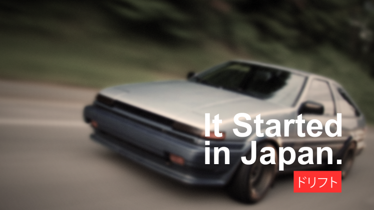 car, Japan, Drift, Drifting, Racing, Vehicle, Japanese Cars, Import, Tuning, Modified, Toyota, AE86, Toyota AE86, Initial D, It Started In Japan HD Wallpaper Desktop Background