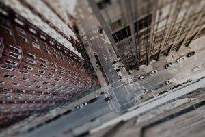 street, City, Building, Car, Heights, Aerial View